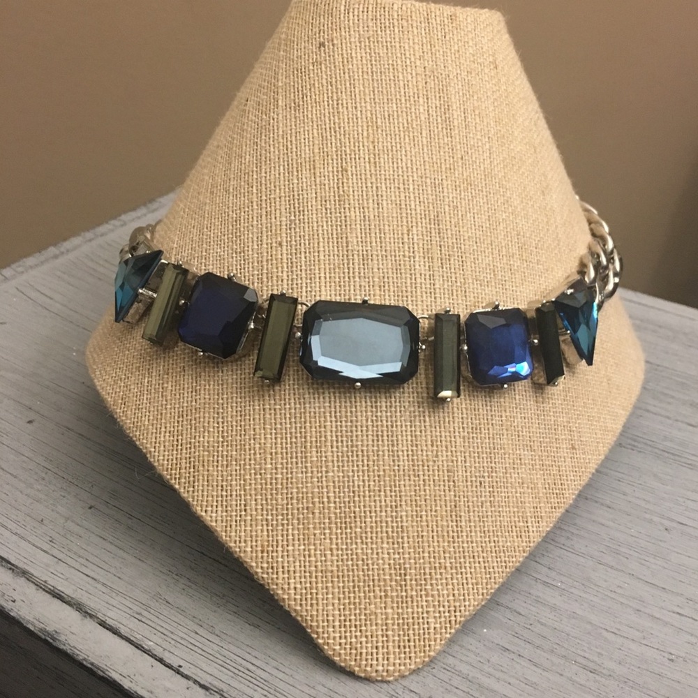 ViVI Indigo Shapes Necklace